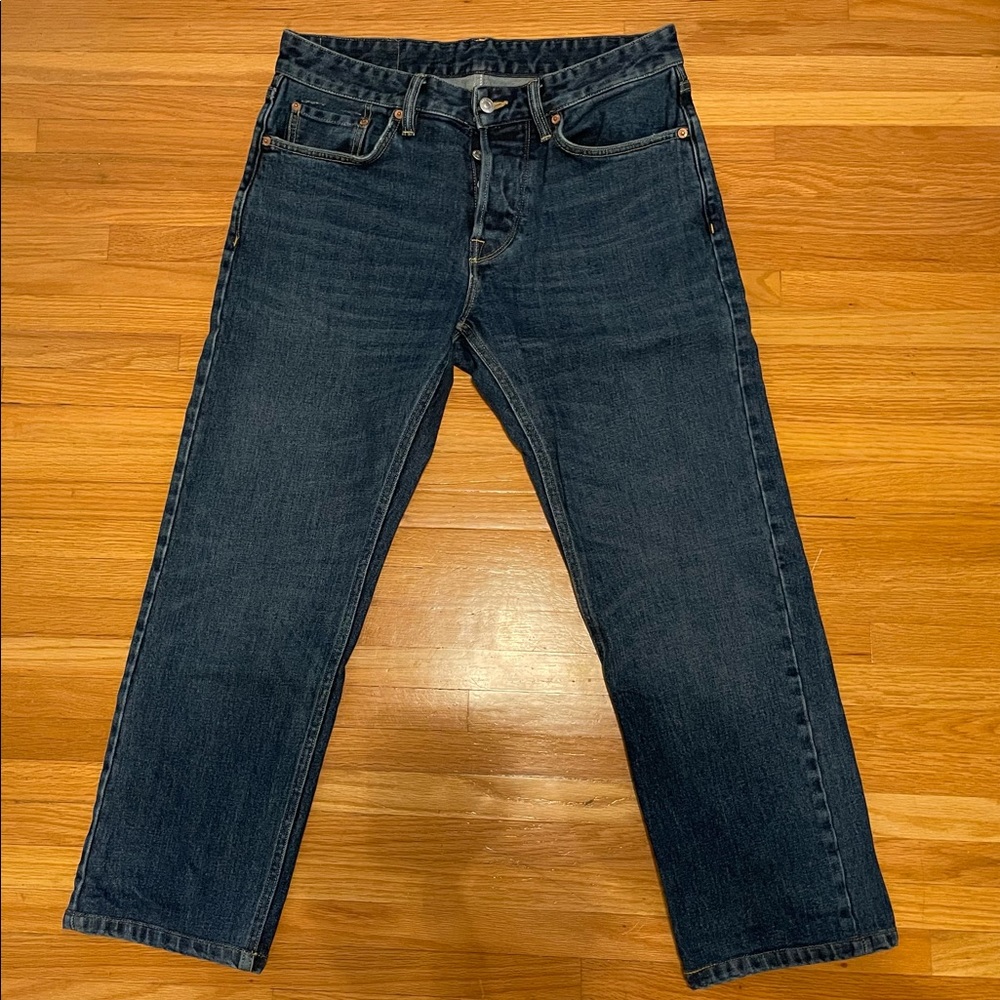 Buck Mason Ford Standard Jeans - Medium Wash - 31x26 (hemmed)